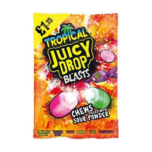 Bazooka Juicy Drop Blasts Tropical – produktbilde