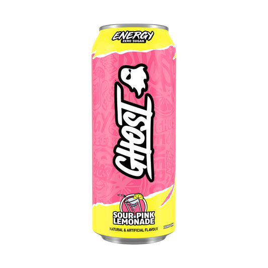 Ghost Energy Sour Pink Lemonade Zero – produktbilde