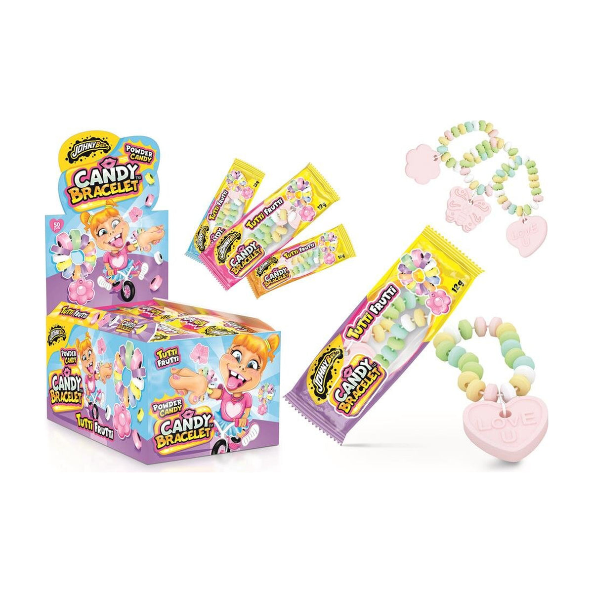 Johnny Bee Bracelet Powder Candy, 12g – produktbilde