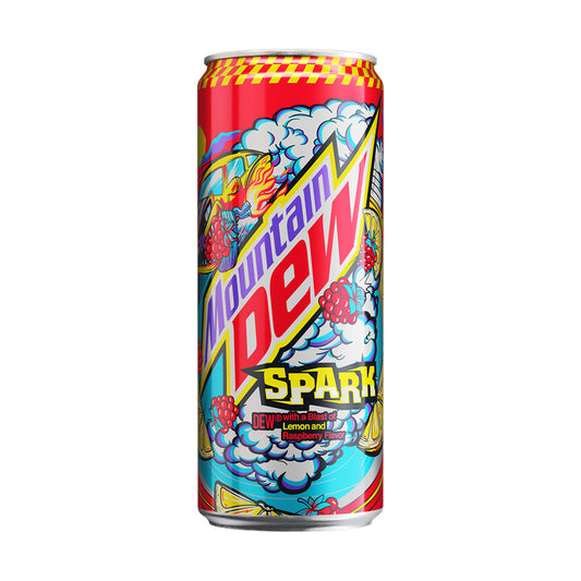 Mountain Dew Spark 330 ml – sitron og bringebær