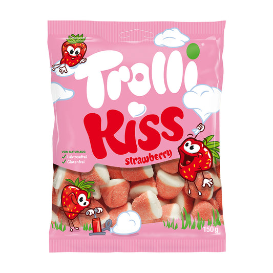 Trolli Kiss Strawberry 150g – produktbilde