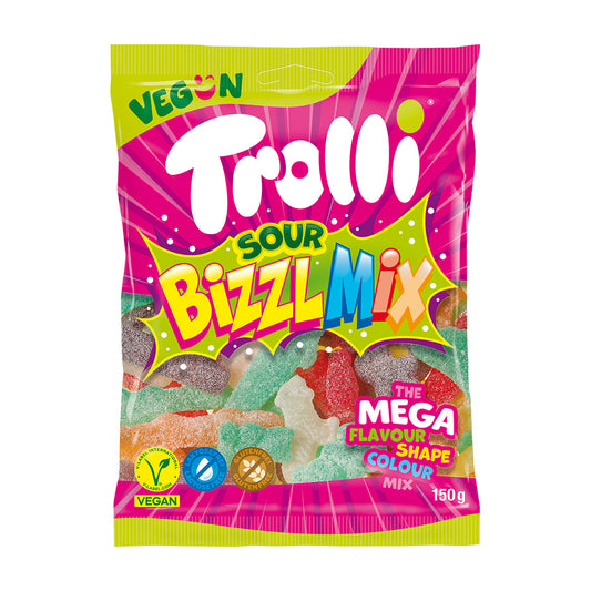 Trolli Sour Bizzl Mix 150g – produktbilde