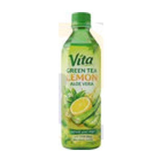 Vita Aloe - Aloe Vera drikke m/te og sitron, 0,5l – produktbilde