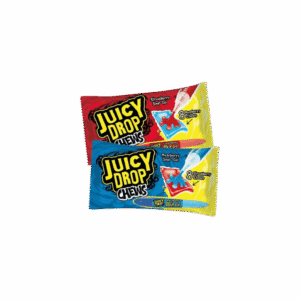 Bazooka Juicy Drop Chews Strawberry & Raspberry (16 x 67g)